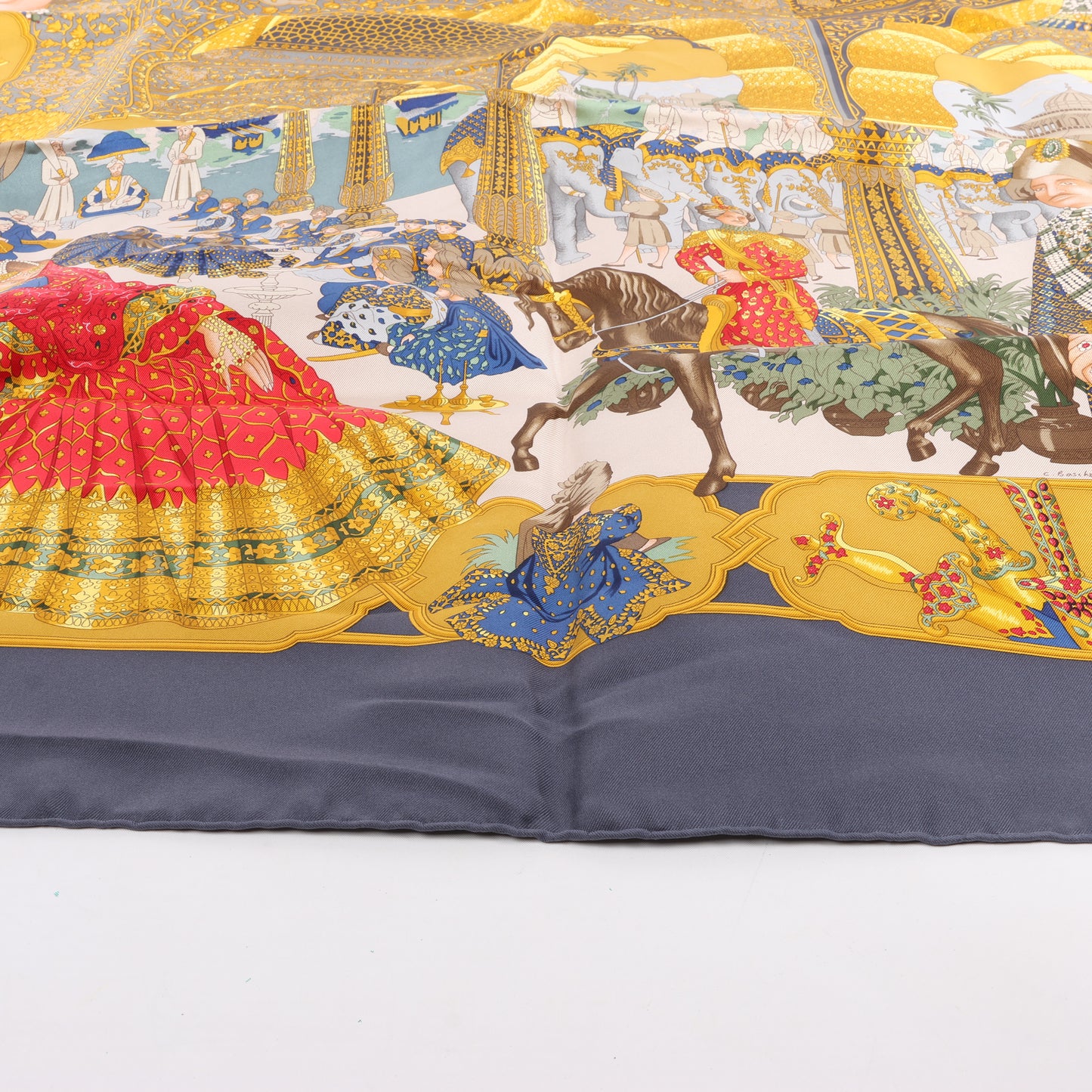 Hermès Carré 90 "Maharajas" Seidenschal