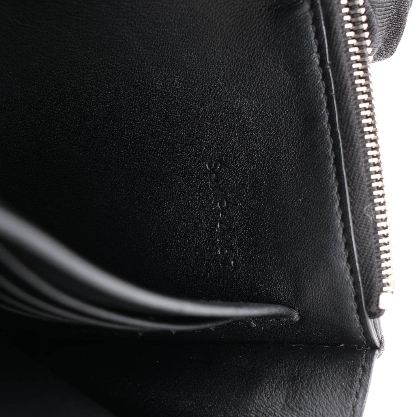 Celine Frame Abend-Schultertasche aus Leder mit Kette in Schwarz × Weiß