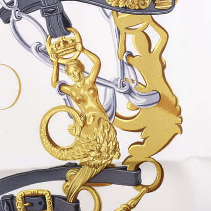 Hermès Carré 90 Seidenschal „Brides De Gala“.