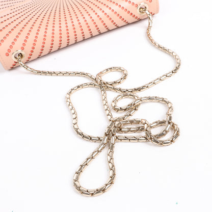 BVLGARI Serpenti Schultertasche aus Leder mit Kette in Rosa