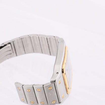 Cartier Santos Galbee W20011C4 1566BB084033 SS×YG QZ Ivory-Face Watch