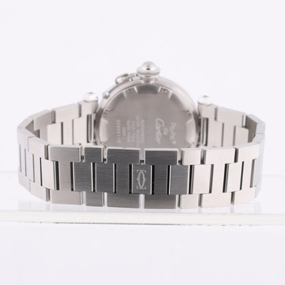 CARTIER Pasha C W31015M7 2324CC532110 SS AT White Dial Watch