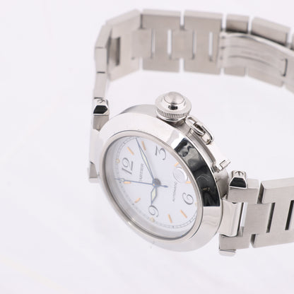 CARTIER Pasha C W31015M7 2324CC532110 SS AT White Dial Watch