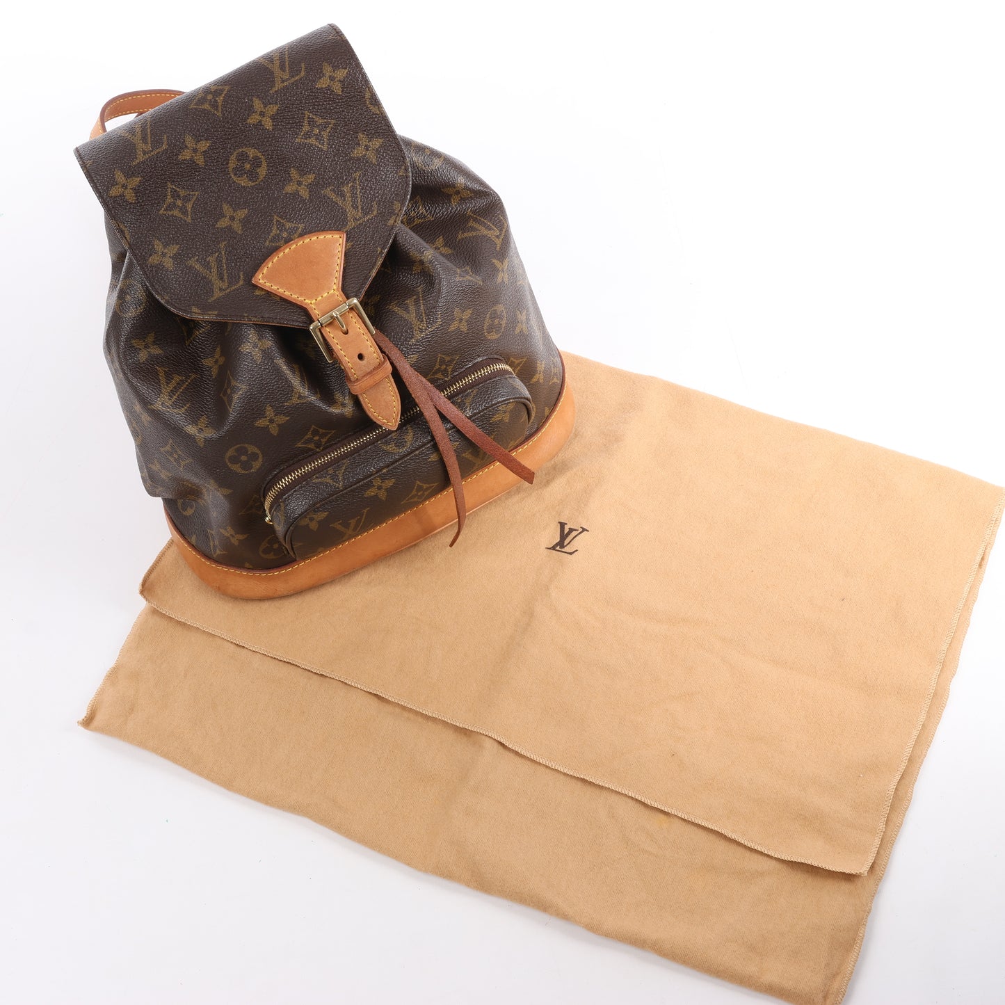 Louis Vuitton Monogram Canvas Montsouris Vintage MM Backpack M51136