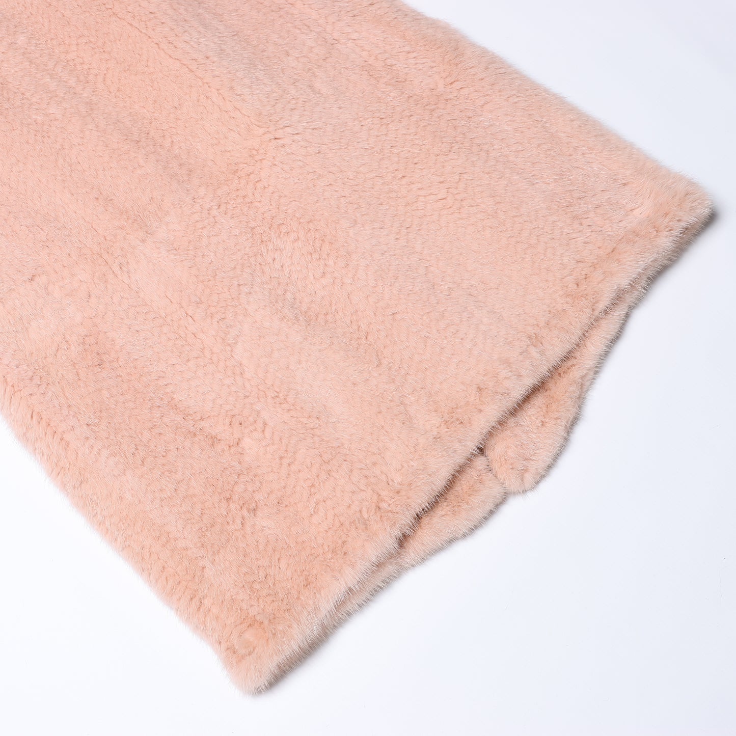 Escada Pink Mink Fur Coat, Size 38