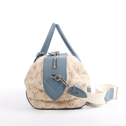 Louis Vuitton Monogram Denim Speedy Round GM