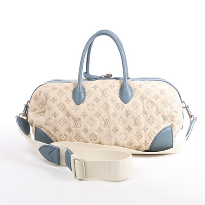 Louis Vuitton Monogram Denim Speedy Round GM