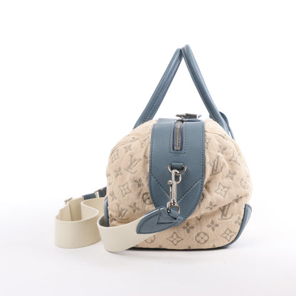 Louis Vuitton Monogram Denim Speedy Round GM