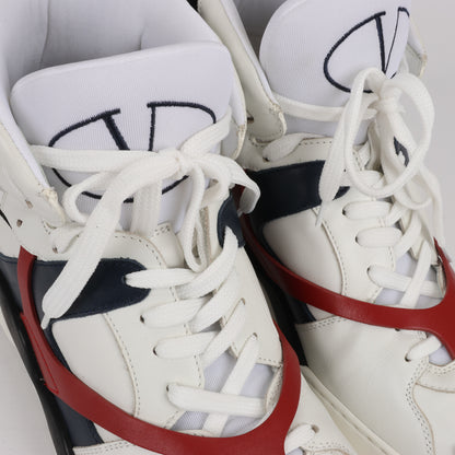 Valentino Garavani High-Top-Sneakers aus Leder in Mehrfarbig, Größe 44 EU