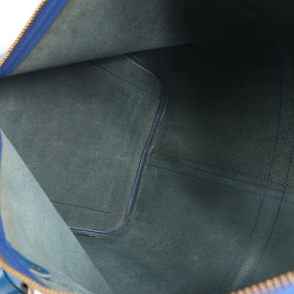 Louis Vuitton Epi Leder Keepall 45 Reisetasche in Blau M42975