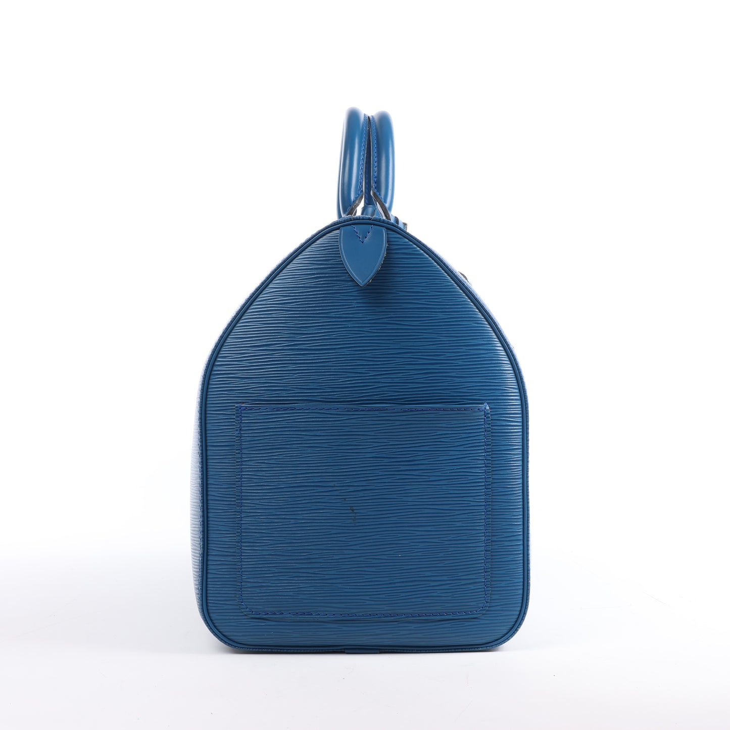 Louis Vuitton Epi Leder Keepall 45 Reisetasche in Blau M42975