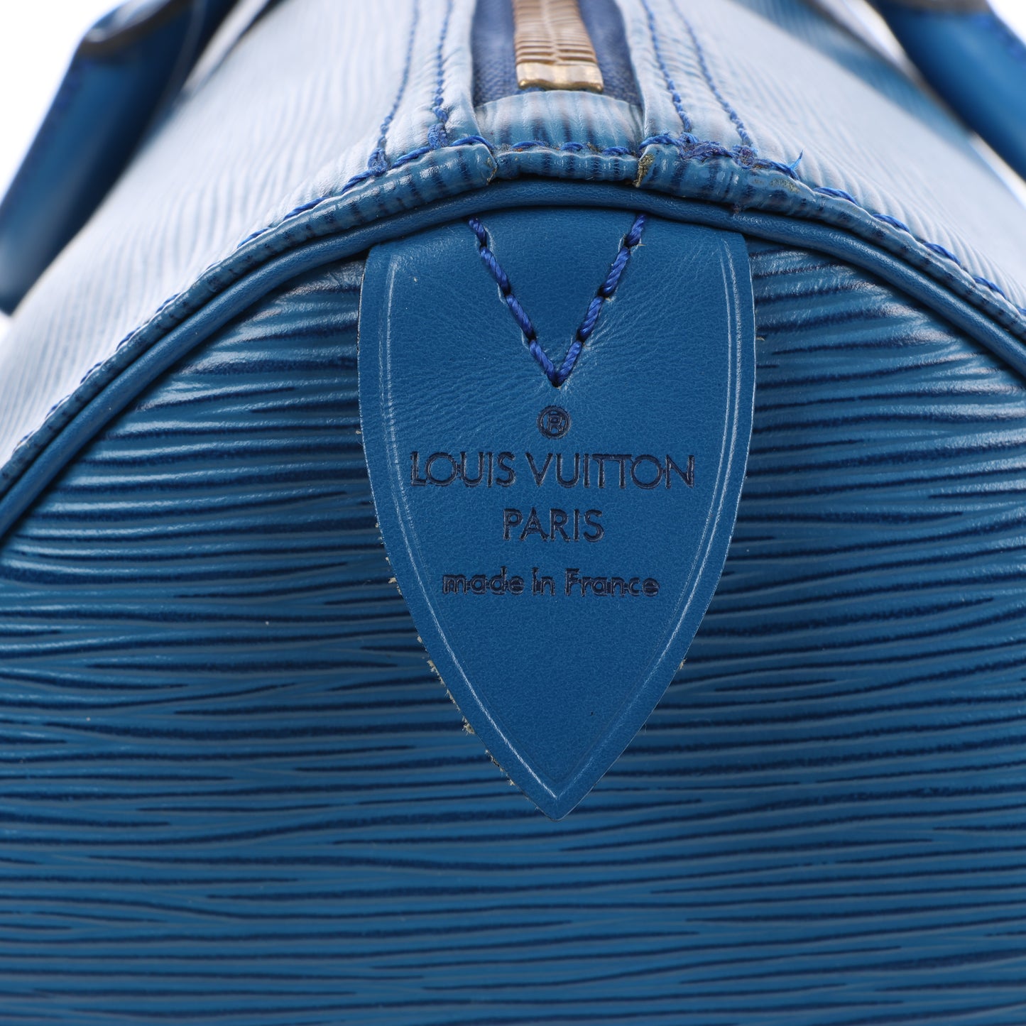 Louis Vuitton Epi Leder Keepall 45 Reisetasche in Blau M42975