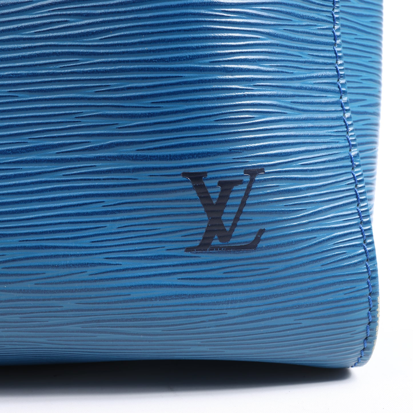 Louis Vuitton Epi Leder Keepall 45 Reisetasche in Blau M42975