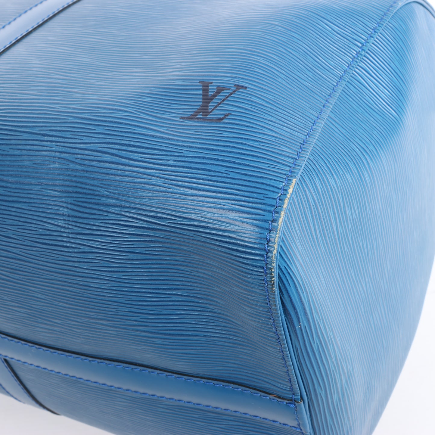 Louis Vuitton Epi Leder Keepall 45 Reisetasche in Blau M42975