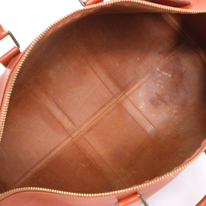 Louis Vuitton Epi Leder Keepall 45 Reisetasche in Braun M42978