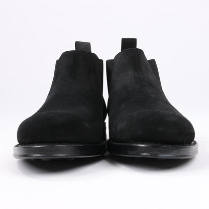 Jalan Sriwijaya Wildleder-Stiefel mit seitlichem Gore-Absatz in Schwarz, Größe 38 EU, 99010