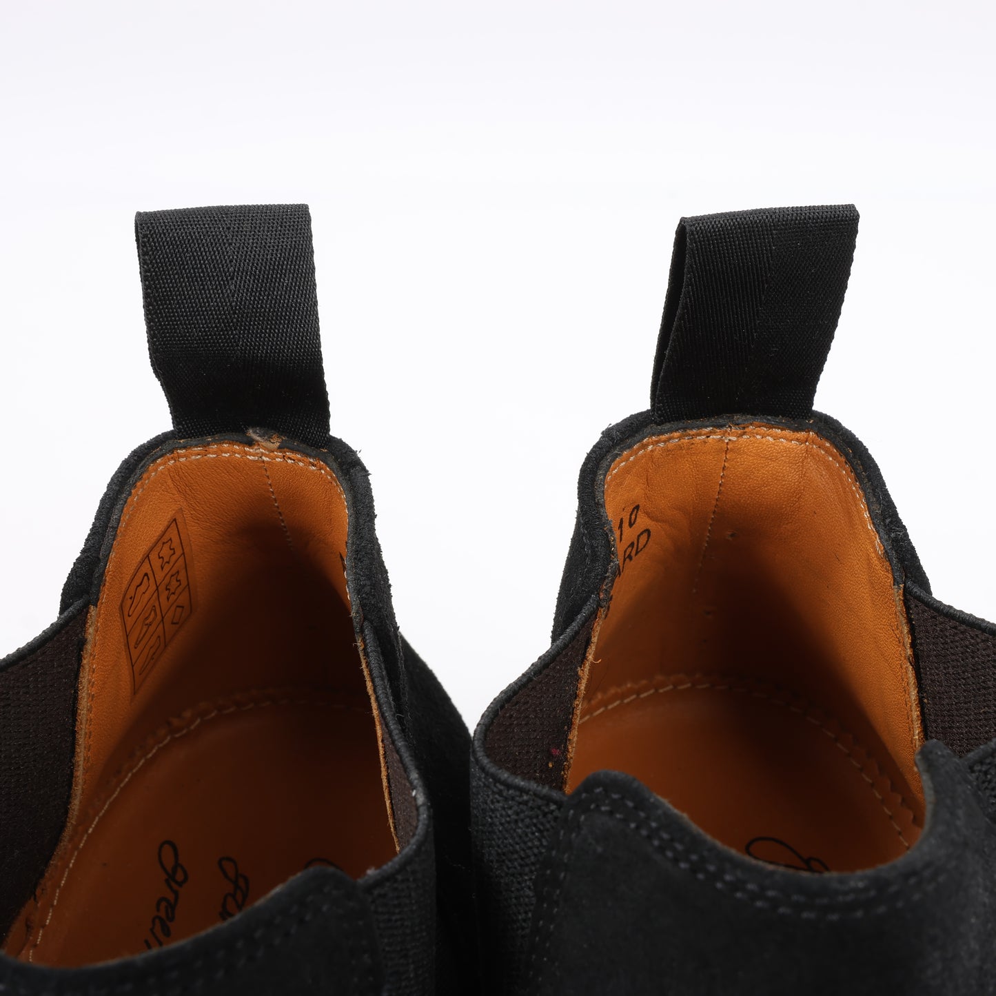 Jalan Sriwijaya Wildleder-Stiefel mit seitlichem Gore-Absatz in Schwarz, Größe 38 EU, 99010