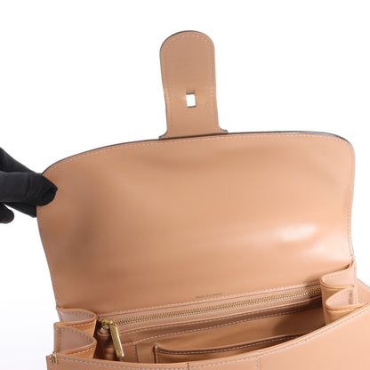 Delvaux Brillant MM Leder 2Way Handtasche in Beige