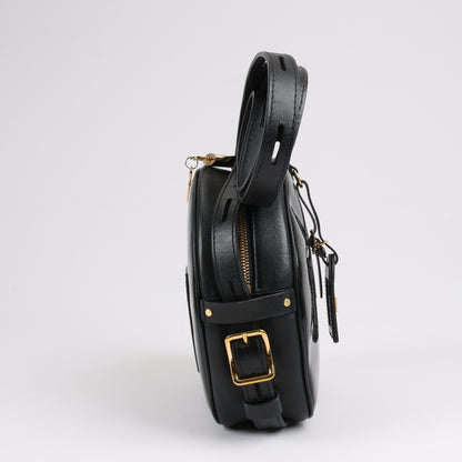 Louis Vuitton Boite Chapeau Souple Vernis Leder Umhängetasche in Schwarz M53999