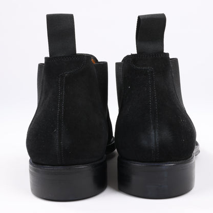 Jalan Sriwijaya Wildleder-Stiefel mit seitlichem Gore-Absatz in Schwarz, Größe 38 EU, 99010