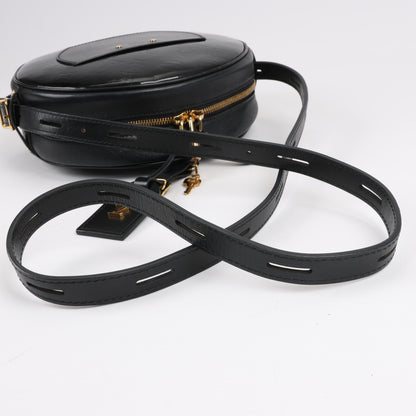 Louis Vuitton Boite Chapeau Souple Vernis Leder Umhängetasche in Schwarz M53999