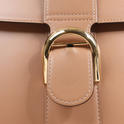 Delvaux Brillant MM Leder 2Way Handtasche in Beige