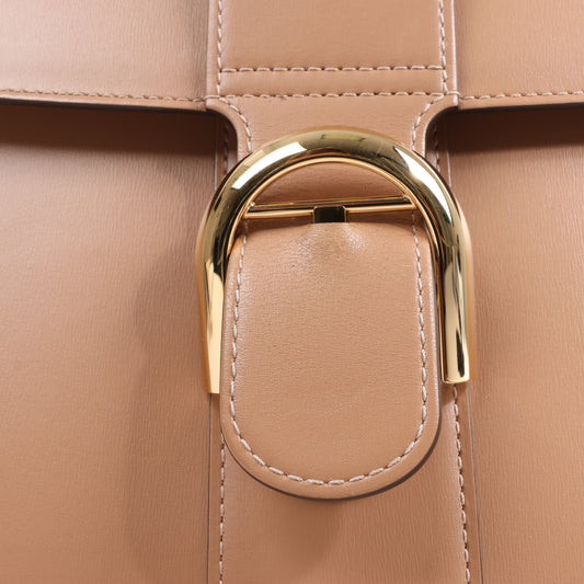 Delvaux Brillant MM Leder 2Way Handtasche in Beige