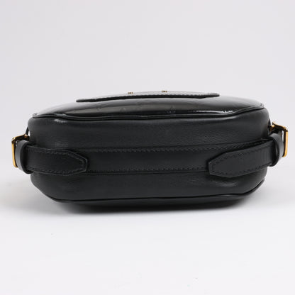 Louis Vuitton Boite Chapeau Souple Vernis Leder Umhängetasche in Schwarz M53999