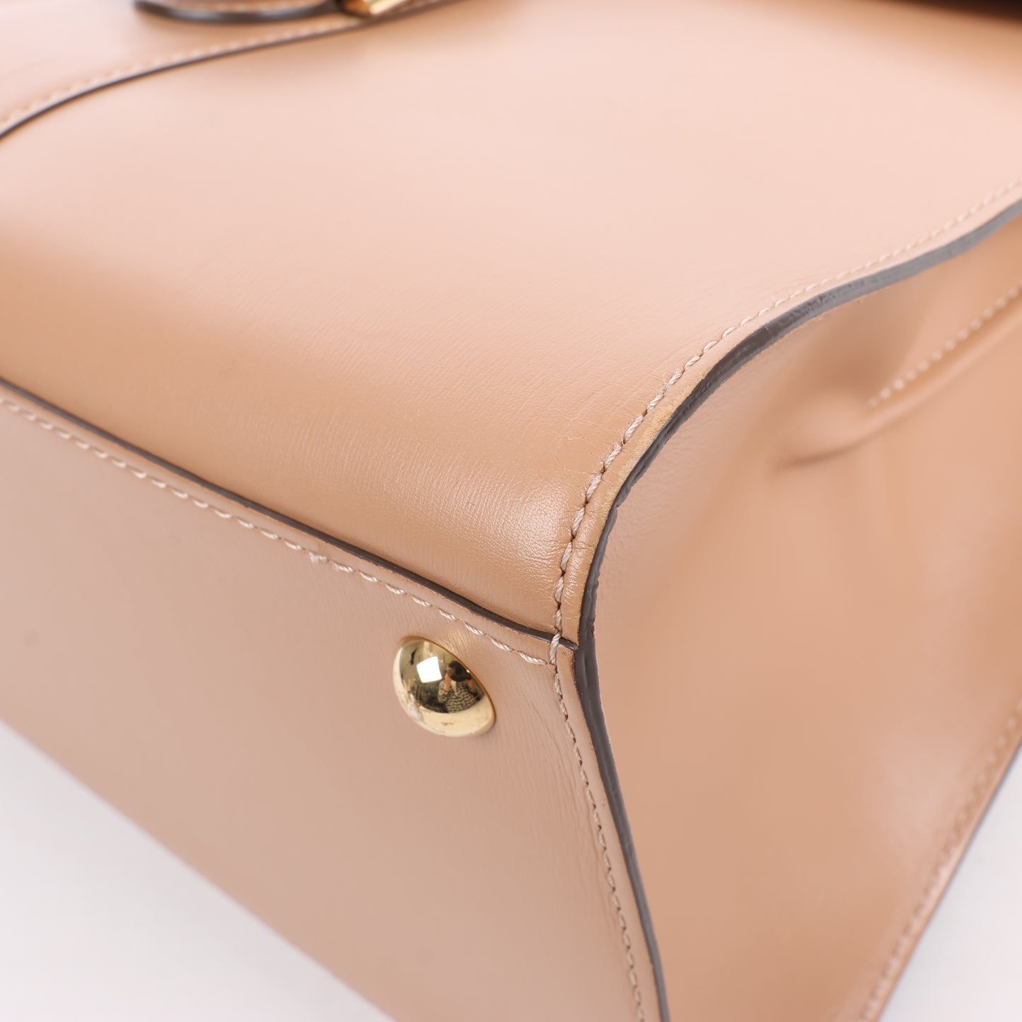 Delvaux Brillant MM Leder 2Way Handtasche in Beige