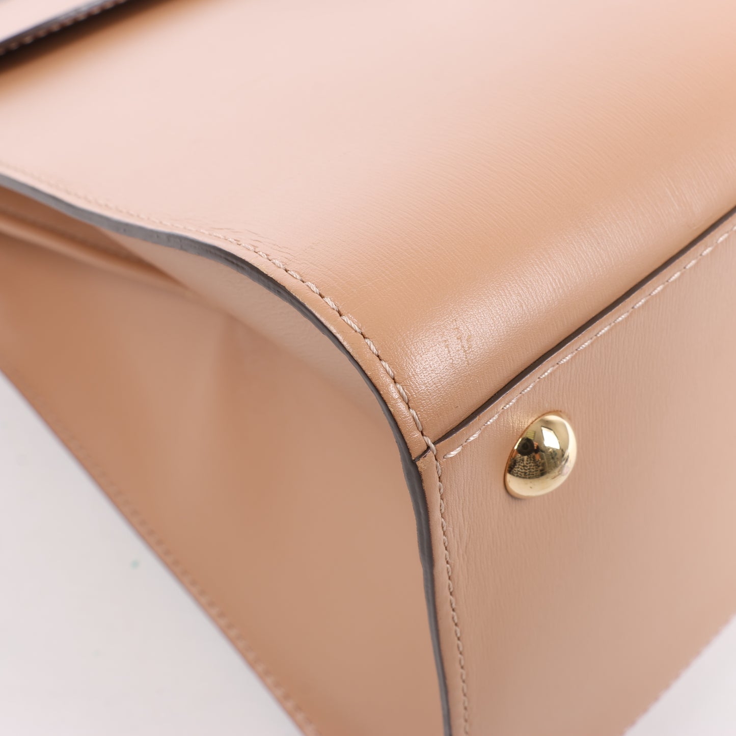Delvaux Brillant MM Leder 2Way Handtasche in Beige