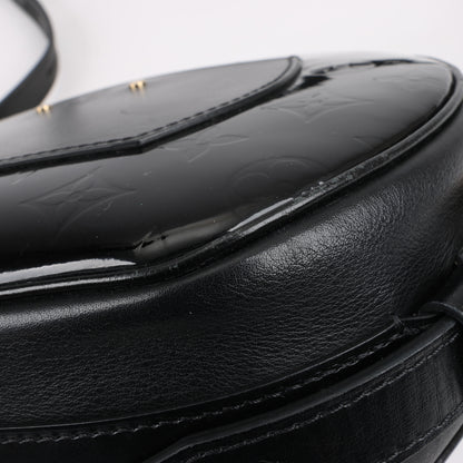 Louis Vuitton Boite Chapeau Souple Vernis Leder Umhängetasche in Schwarz M53999