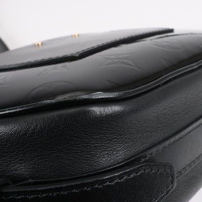 Louis Vuitton Boite Chapeau Souple Vernis Leder Umhängetasche in Schwarz M53999