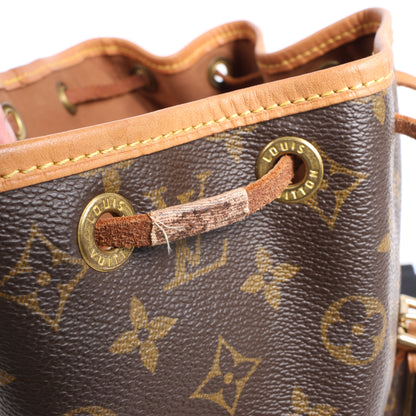 Louis Vuitton Monogramm Canvas Montsouris Vintage MM Rucksack M51136