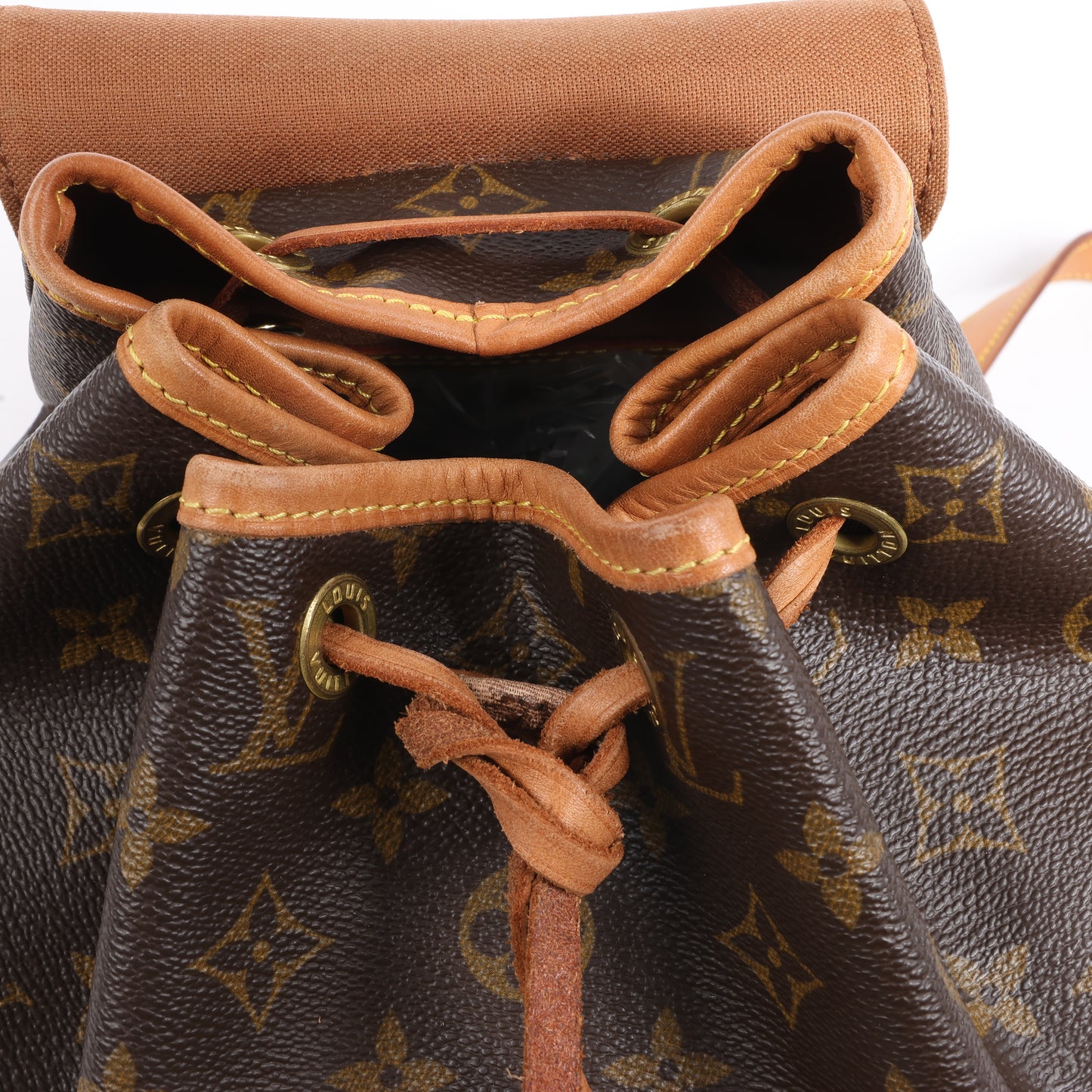 Louis Vuitton Monogramm Canvas Montsouris Vintage MM Rucksack M51136