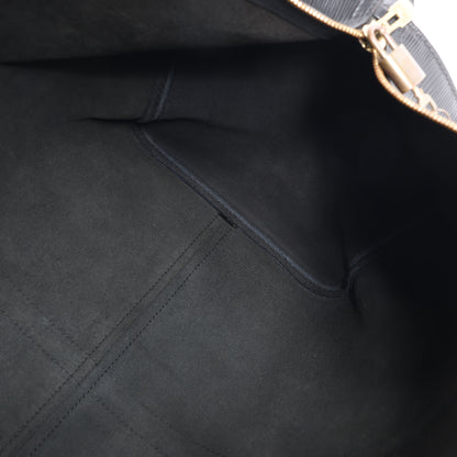 Louis Vuitton Epi Leder Keepall 50 Reisetasche in Schwarz M42962