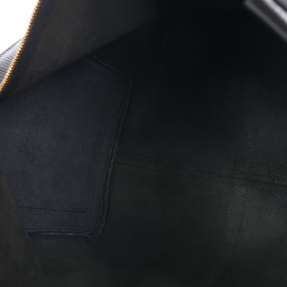 Louis Vuitton Epi Leder Keepall 50 Reisetasche in Schwarz M42962