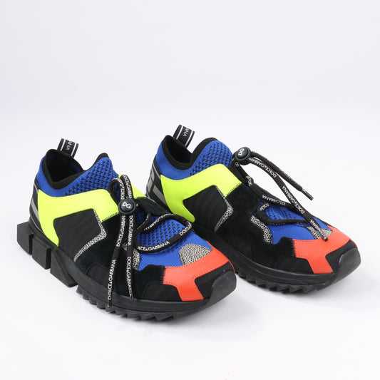 DOLCE &amp; GABBANA Sorrento Stoff-Sneaker in Mehrfarbig, Größe 45 EU, CS1718
