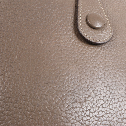 Hermès Evelyne 1 29 PM Taurillon Clemence Taupe Silber Metallbeschläge L: 2008