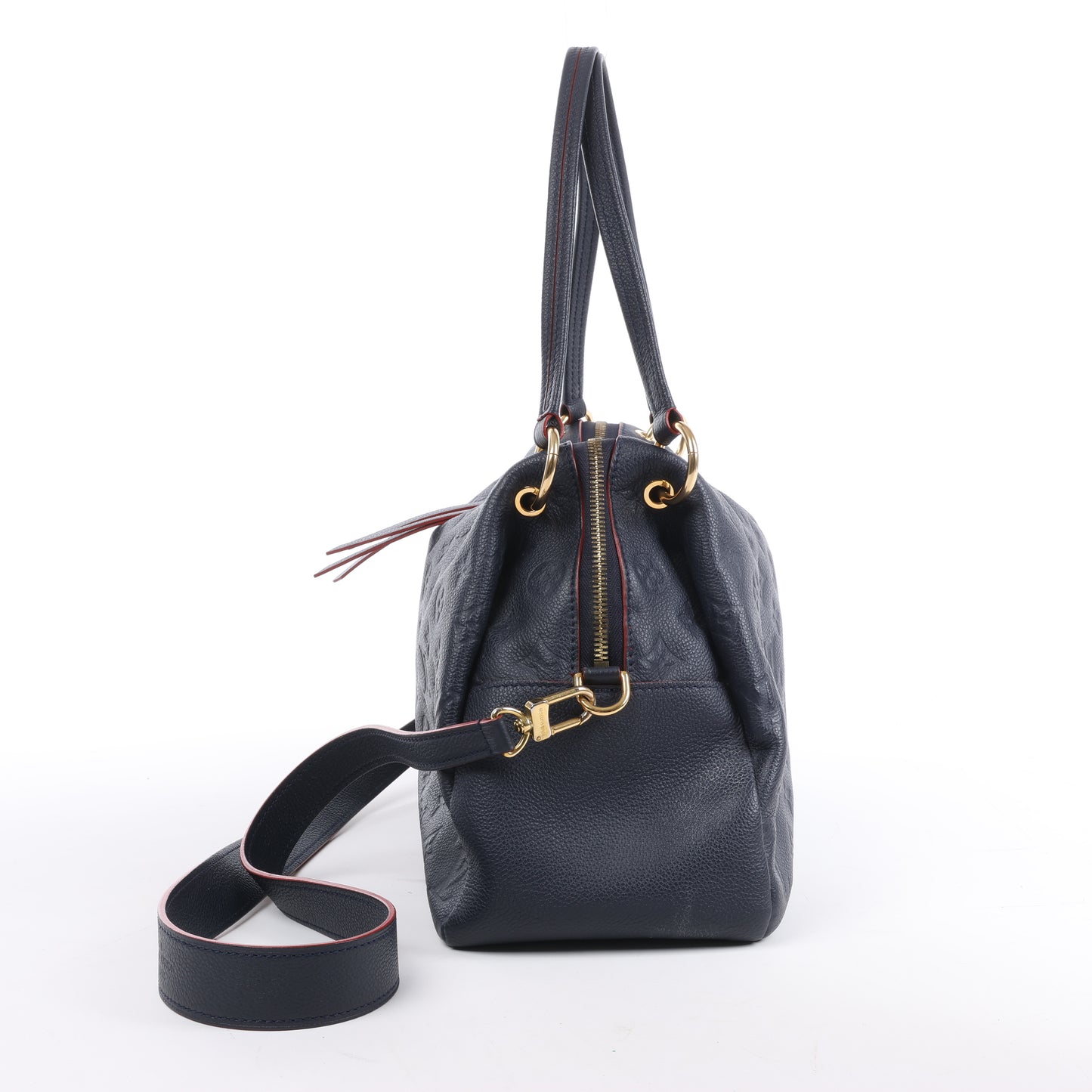 Louis Vuitton Monogram Empreinte Ponthieu Umhängetasche in Marineblau