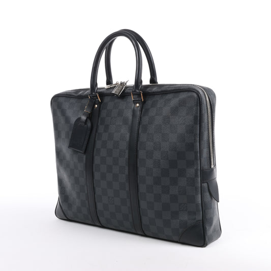 Louis Vuitton Damier Graphite Porte Documents Voyages Handtasche