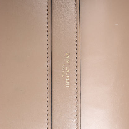 Sac à bandoulière en cuir Solferino de Saint Laurent Paris en beige