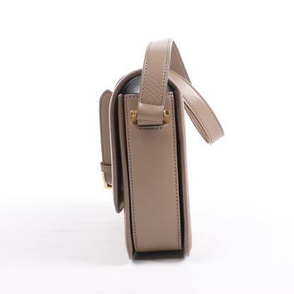 Sac à bandoulière en cuir Solferino de Saint Laurent Paris en beige