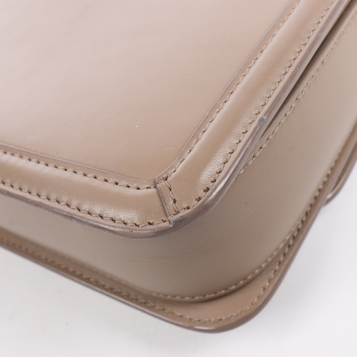 Sac à bandoulière en cuir Solferino de Saint Laurent Paris en beige