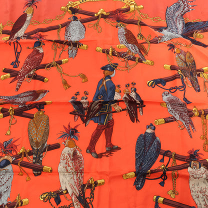 Hermès Carré 90 „LES OISEAUX DU ROY“ Seidenschal