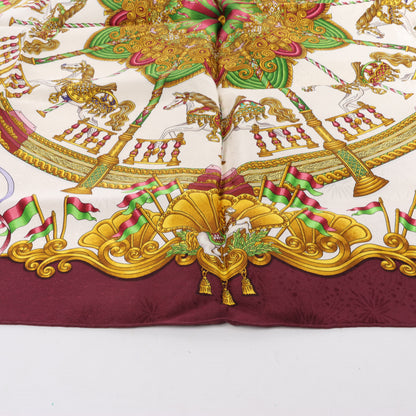 Hermes Carré 90 „VOILES DE LUMIERE“ Schal aus 100 % Seide