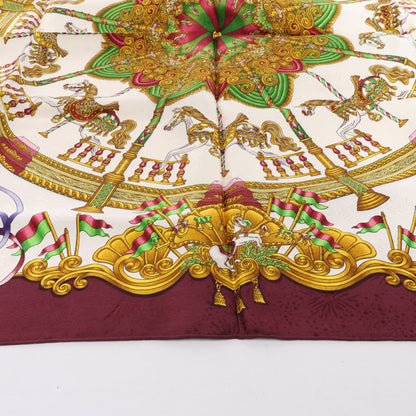 Hermes Carré 90 „VOILES DE LUMIERE“ Schal aus 100 % Seide