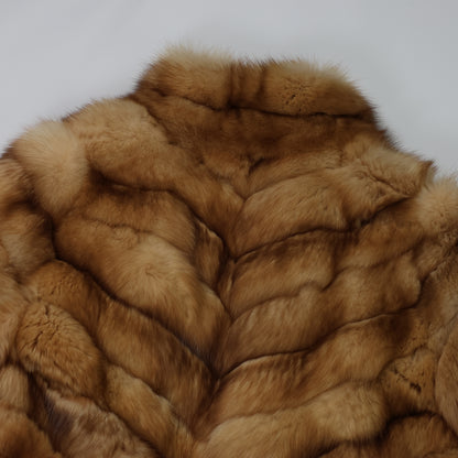Vintage Christian Dior Paris Golden Fox Fur Coat