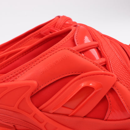 Balenciaga Stoff x Gummisandalen in Rot 618083, Größe 39 EU