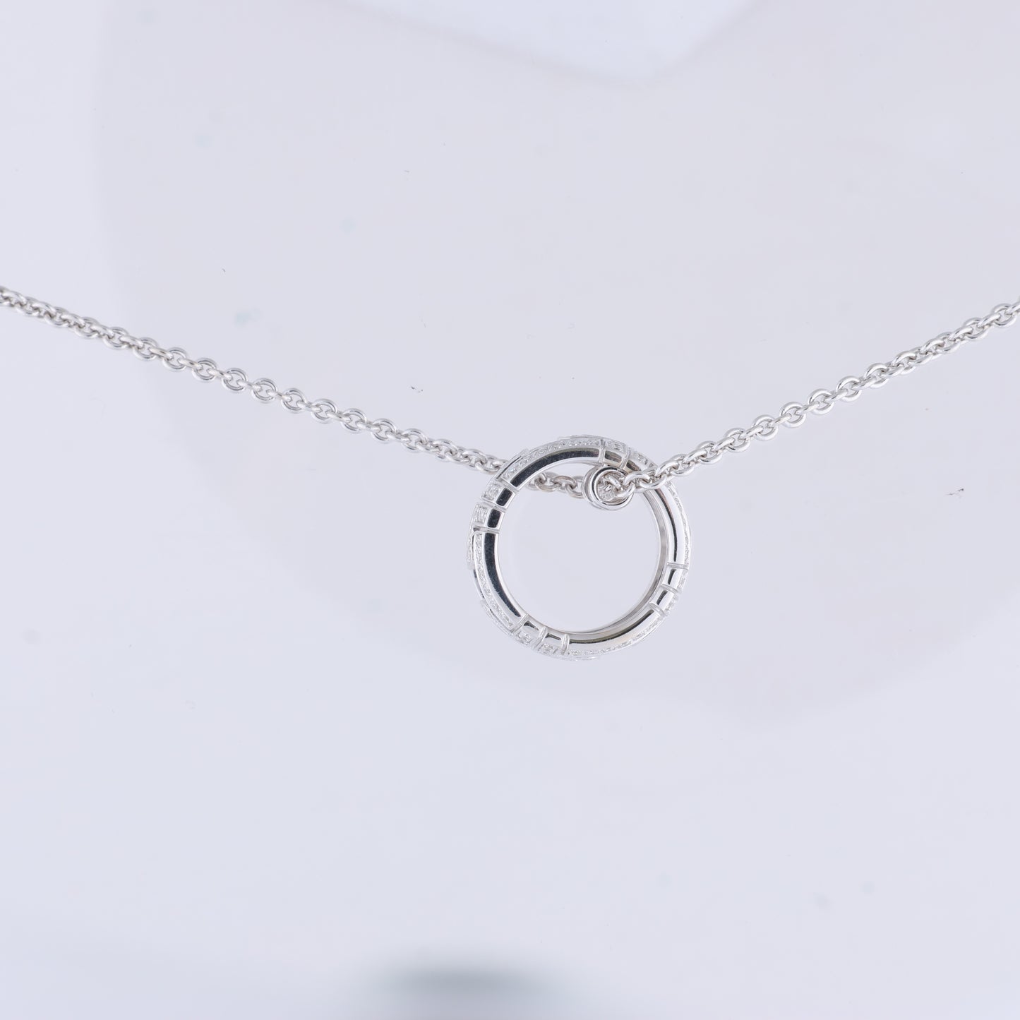 Bvlgari Parentesi Diamanthalskette 750(WG) 12,2g
