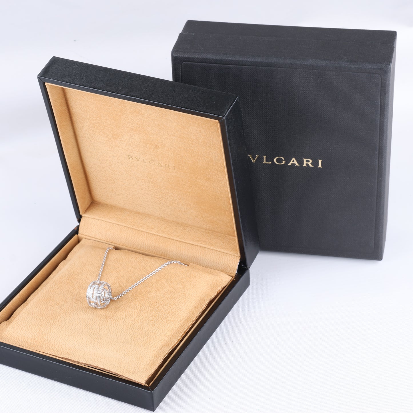 Bvlgari Parentesi Diamanthalskette 750(WG) 12,2g